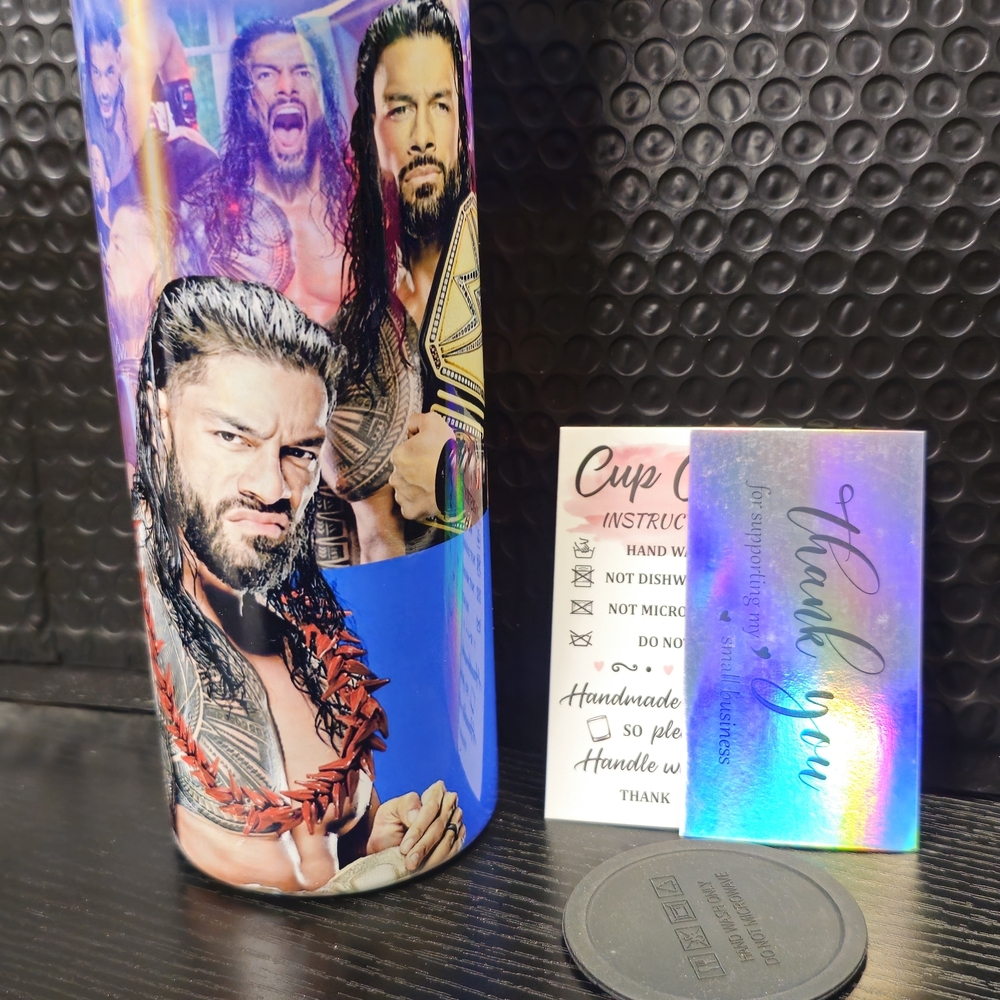 Wrestling Champion Tumbler Roman Reigns